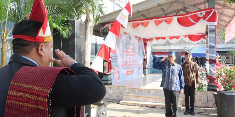 Lapas Labuhan Ruku Laksanakan Upacara HUT ke 80 Kemerdekaan RI 