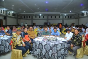 Bupati Labuhanbatu Utara, Hendri Yanto Sitorus, menghadiri malam resepsi kenegaraan Dirgahayu ke 80 Kemerdekaan RI. 