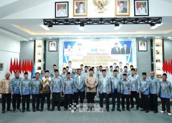 Bupati dan Wakil Bupati Batubara Hadiri Pelantikan BMPS Priode 2025-2030
