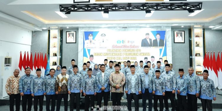 Bupati dan Wakil Bupati Batubara Hadiri Pelantikan BMPS Priode 2025-2030