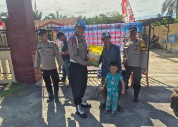 Masyarakat Sambut Antusias GPM Polsek Teluk Nibung