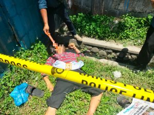 Mayat Pria Ditemukan Tergeletak di Pinggir Jalan di Tebing Tinggi