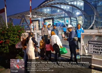 Cegah Pekerja Migran Ilegal, Polsek Teluk Nibung Lakukan Pengamanan Pelabuhan