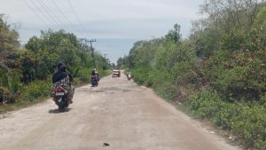Wisatawan Keluhkan Jalan Menuju Objek Wisata Pantai Bunga Batubara