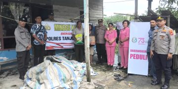 Polres Tanjungbalai Gelar Minggu Kasih dengan Berbagi Rezeki