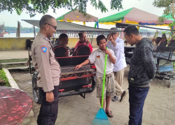 Polsek Tanjungbalai Selatan Sambangi Warga Himbau Jaga Sitkamtibmas