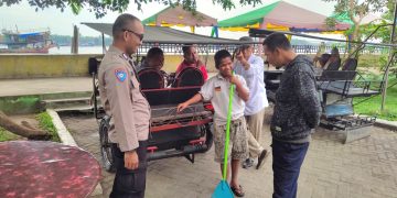 Polsek Tanjungbalai Selatan Sambangi Warga Himbau Jaga Sitkamtibmas
