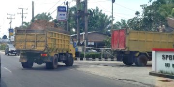Bebas Beroperasi di Asahan, Puluhan Truk Tanah Overload Diduga Tak Akan Ditindak Penegak Hukum