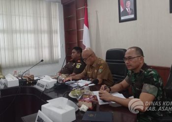 Asisten Bidang Perekonomian dan Pembangunan Zoom Meeting Koordinasi Pengendalian Inflasi tahun 2025