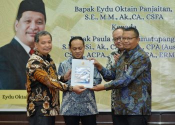 Bupati Asahan Hadiri Serah Terima Jabatan Kepala BPK Perwakilan Provinsi Sumatera Utara
