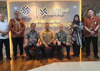 Wujudkan Pembangunan BLK, Wakil Bupati Berkunjung ke Ditjend Pembinaan, Pelatihan, Vokasi dan Produktivitas Kemenaker RI
