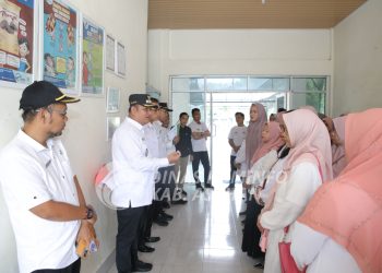 Tingkatkan disiplin, Wabup Asahan Sidak Kantor OPD, Kantor Camat dan Puskesmas