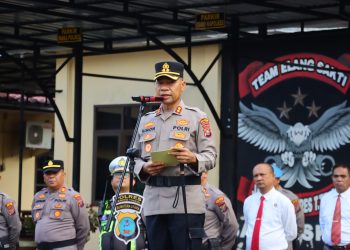Kapolres Tebing Tinggi Pimpin Upacara Peringatan Hari Jadi ke 77 Polwan 