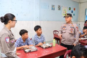 Kapolres Tebing Tinggi Hadiri Launching Program Makan Bergizi Gratis