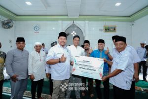 Bupati Batubara dan PT Inalum Bantu Pembangunan Masjid Taqwa Muhammadiyah