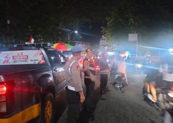 Polres Tebing Tinggi Gelar Patroli Skala Besar 