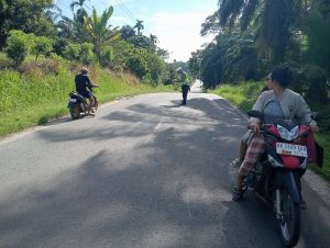 Lokasi kecelakaan yang menewaskan seorang remaja.
