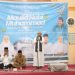 Al Ustadz Prof. Muhammad Syukri Albani Nasution, memberikan ceramah pada Peringatan Maulid Nabi Muhammad SAW 1446 H yang digelar Pemkab Labura.