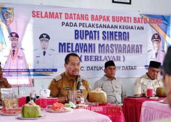 Bupati Batubara Berkantor di Kantor Camat Datuk Tanah Datar