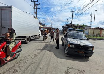 Personel Polsek Teluk Nibung Tingkatkan Patroli Siang 