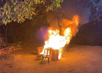 Lapak Konsumsi Narkoba di Jalan Durian Asahan Dimusnahkan, Para Pemakai Berhasil Kabur