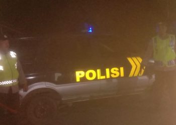 Polsek Tebing Tinggi Gelar Patroli Blue Light