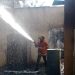 Ditinggal Berjualan, Satu Rumah Warga Ludes Terbakar di Asahan
