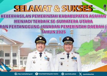 Raih Peringkat ke 76 Nasional, Pemkab Asahan LPPD Terbaik Se-Sumatera Utara