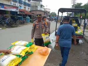 Polsek Tanjungbalai Utara Gelar GPM, 1.000 Karung Beras Habis