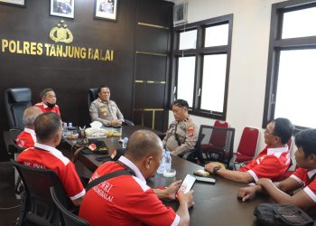 Kapolres Tanjungbalai Terima Audiensi Dari DPC PWRI