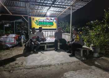 Personel Polres Tanjungbalai Kembali Ajak Masyarakat Aktifkan Poskamling