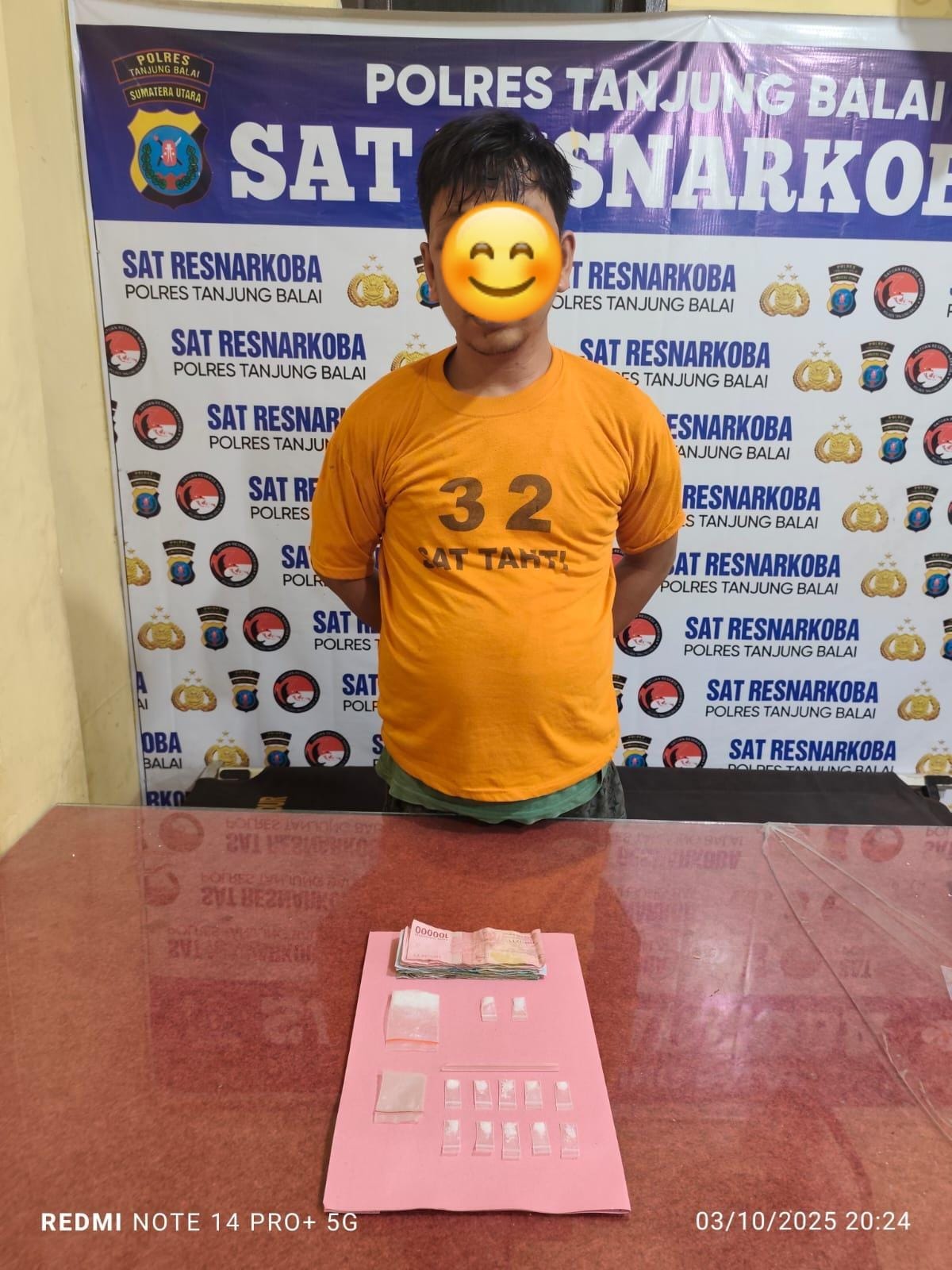 Jadi Pengedar Sabu, Warga Sei Jawi - Jawi Diamankan Polres Tanjungbalai