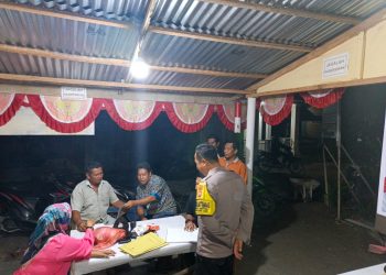 Bhabinkamtibmas Polsek Sei Tualang Raso Ajak Masyarakat Aktifkan Poskamling