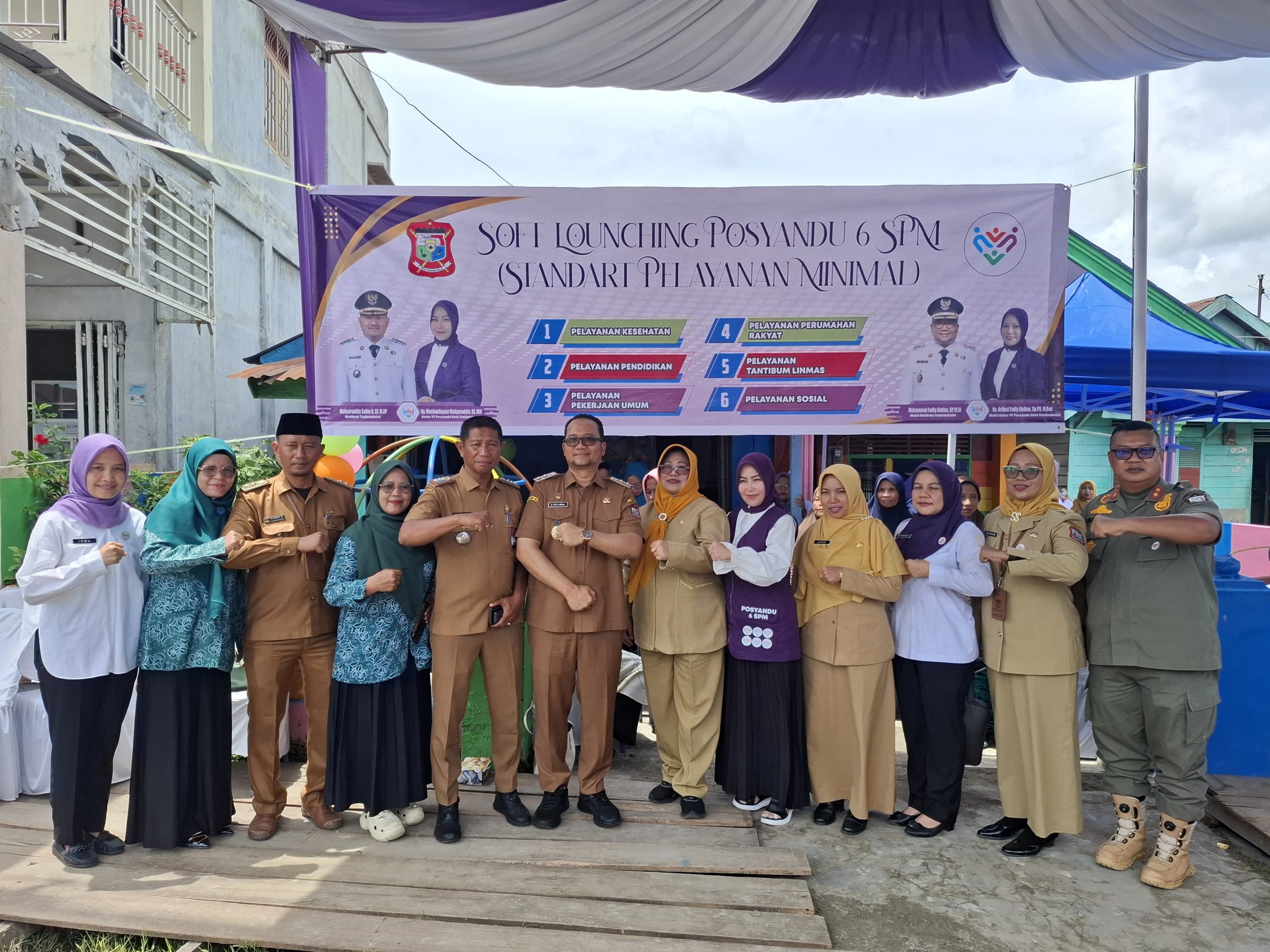 Wakil Wali Kota Tanjungbalai, Hadiri Soft Launching Posyandu 6 SPM