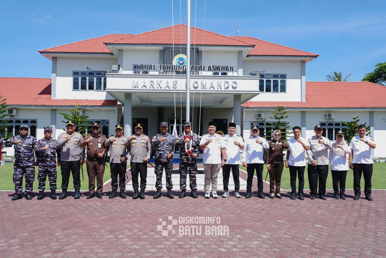 Komandan Kodaeral I Kunjungi Mako Lanal Tanjungbalai Asahan