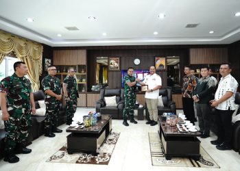 Bupati Batubara Lakukan Kunjungan ke Pangdam I/Bukit Barisan