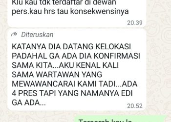 Wartawan Taslabnews Diteror, Terkait Beritakan Penertiban Gubuk Liar di Lahan Eks HGU PT BSP