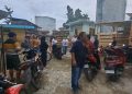 Puluhan Pedagang Pasar Inpres Kota Tebingtinggi Tolak Lokasi Relokasi Sementara