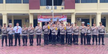 Ini Kata Kapolres Tanjungbalai Saat Pimpin Apel Pelantikan dan Peresmian Pamapta