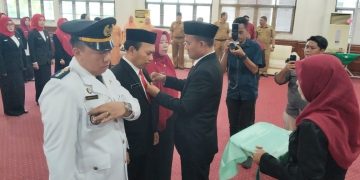 Walikota Tanjungbalai Lantik 25 Pejabat Eselon II, III dan IV