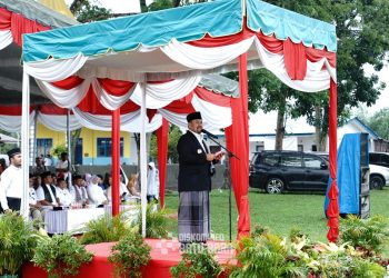Bupati Batubara Pimpin Upacara Hari Santri Nasional 2025.