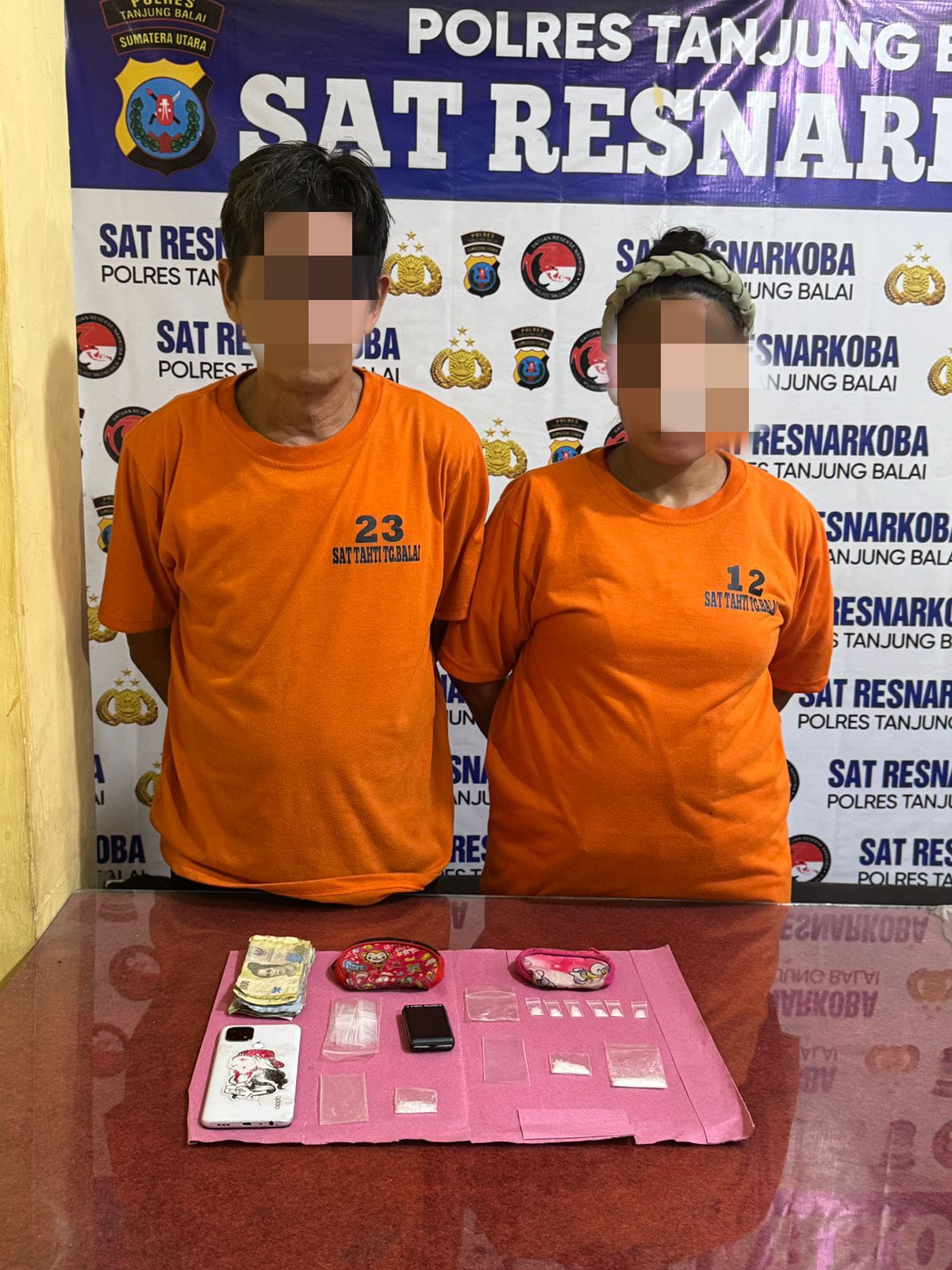 Pasutri di Tanjungbalai Ini Miliki Sabu