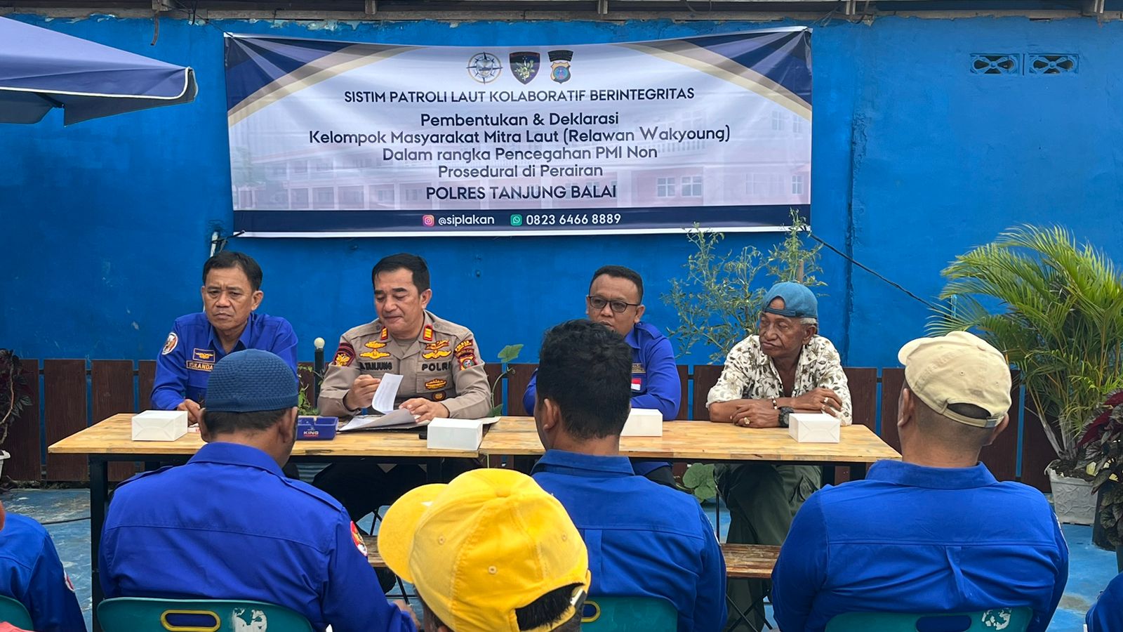 Sat Polair Polres Tanjungbalai Bentuk Kelompok Masyarakat Mitra Laut