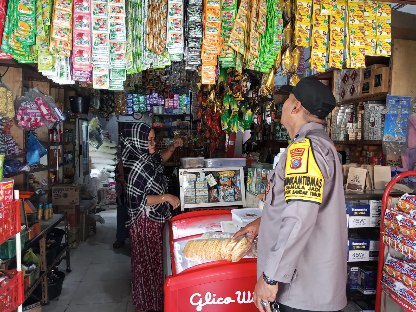 Bhabinkamtibmas Polsek Datuk Bandar Ajak Warga Dukung Ketahanan Pangan