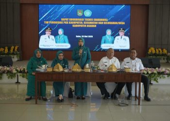 Sekretaris Daerah Kabupaten Asahan Buka Rakornis PKK