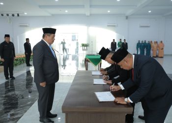 Bupati Asahan Lantik 3 Jabatan Pimpinan Tinggi Pratama