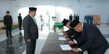 Bupati Asahan Lantik 3 Jabatan Pimpinan Tinggi Pratama