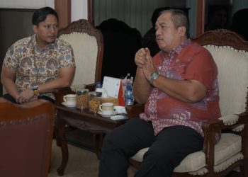 Rencana Bangung Gudang, Pimpinan Perum BULOG Kunjungi Bupati Asahan