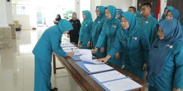 Wakil Bupati Asahan Hadiri Pelantikan PKK Kecamatan Kelurahan/Desa