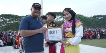 Wakil Bupati Asahan Tutup Marching Festival ke-III Tahun 2025